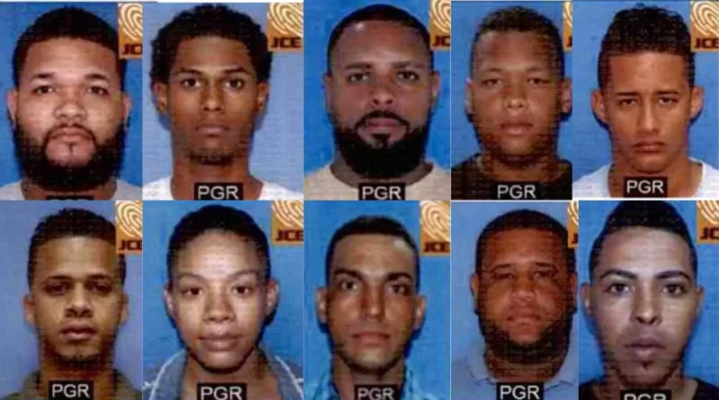 Estos son los rostros de la red que extorsionaba a víctimas en EE.UU. desde RD usando el nombre del Cartel de Sinaloa