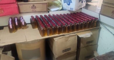 Policía Nacional desmantela fábrica clandestina de bebidas adulteradas; ocupa más de 1,300 botellas, maquinaria, alcohol, cigarrillos y un vehículo en Los Alcarrizos Policía Nacional desmantela fábrica clandestina de bebidas adulteradas; ocupa más de 1,300 botellas, maquinaria, alcohol, cigarrillos y un vehículo en Los Alcarrizos